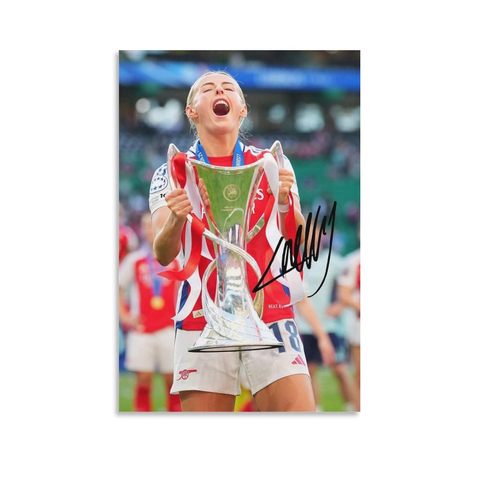 ASUIU Chloe Kelly Canvas Poster Canvas Painting Poster Wall Art Decorative Picture Prints Modern Decor 24x36inch(60x90cm)