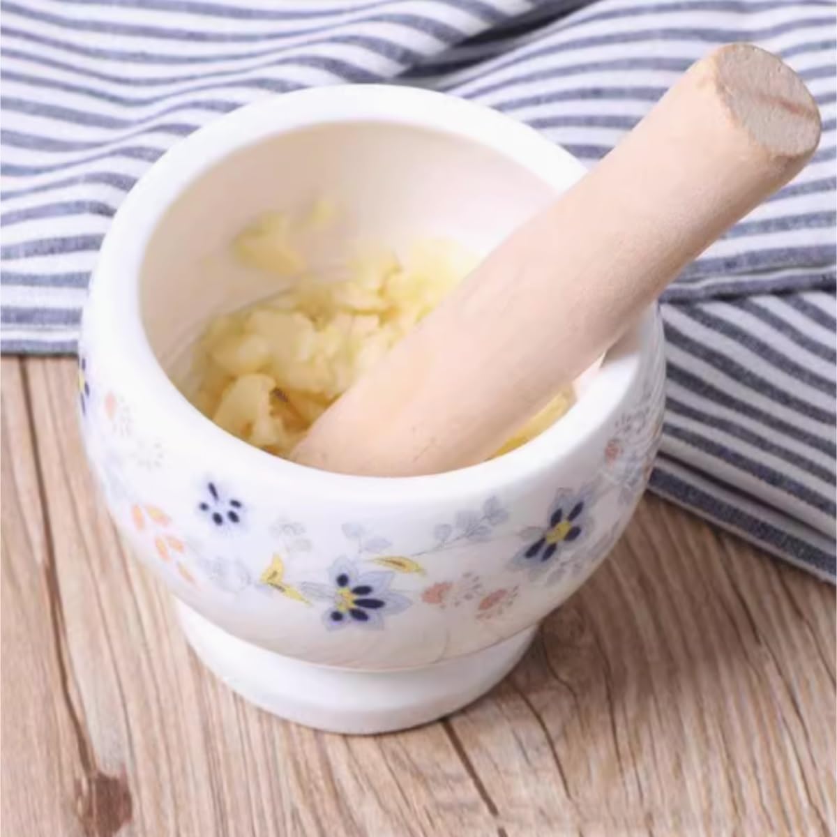 Mörser Stößel Sets Knoblauchpaste Artefakt Haushalt Stein Mörser Keramik Grinder Stampfer Stampfen Stößel Set Kräutermörser