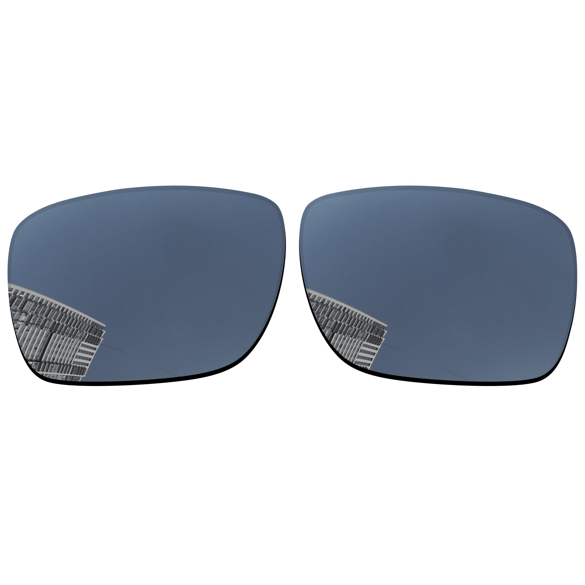 Acefrog 1,5 mm polarisierte Ersatzgläser, kompatibel mit Ray-Ban Meta Wayfarer RW4006 50 mm Smart-Brillen, verbessertes Material, schlagfest, Silber-Chrom, polarisiert, verspiegelt, 1,5 mm