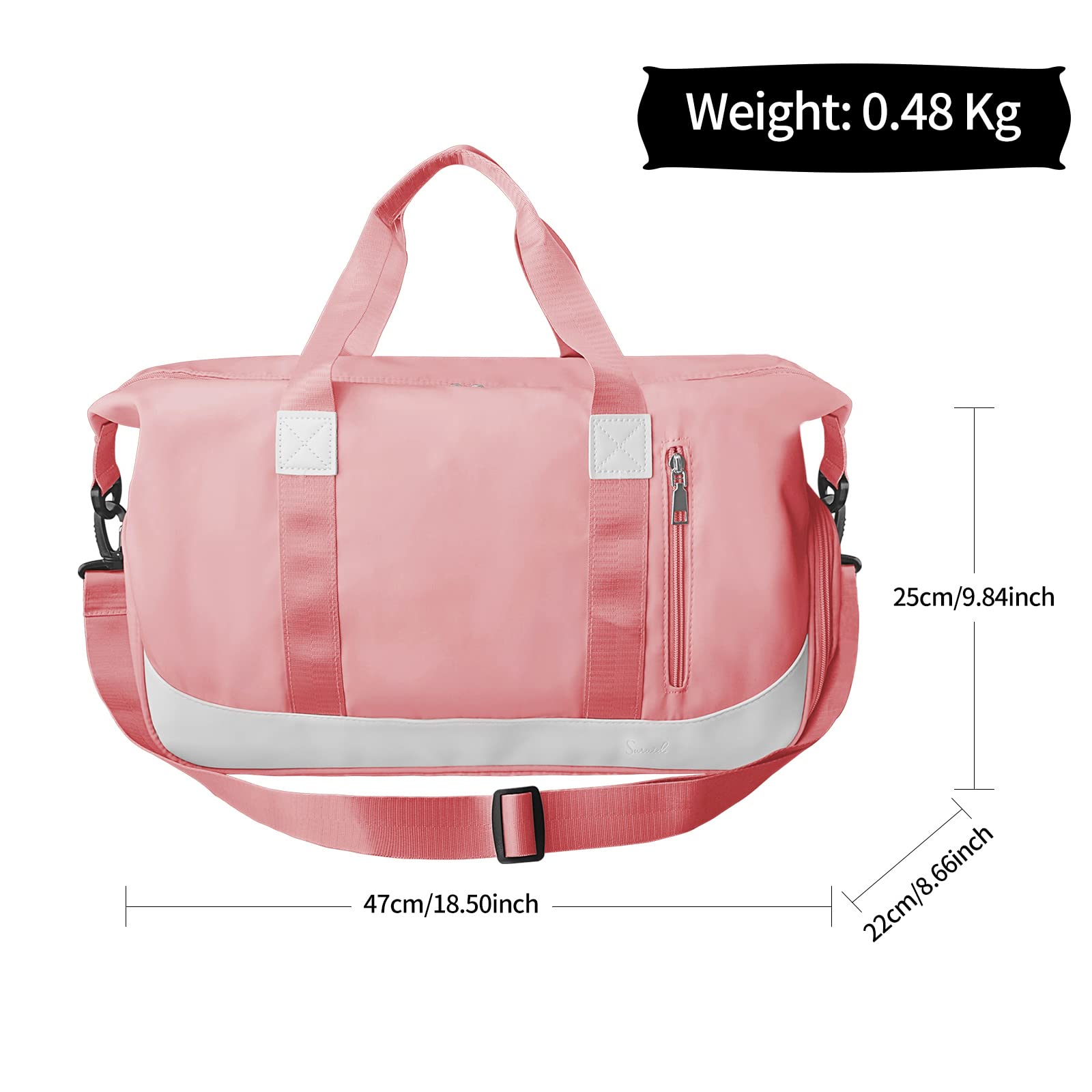 Snapklik.com : Suruid Sports Gym Bag For Women And Men Travel Duffel ...