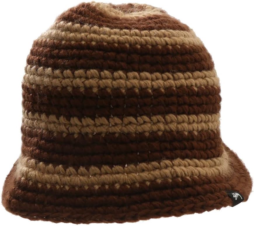 stussy ステューシー　SWIRL KNIT BUCKET HAT ニット帽 Stussy Swirly S Knit Bucket Hat Bone Men's - SS24 - US
