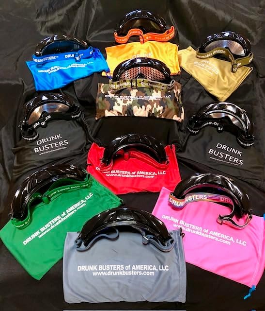 Miniatura 2 de Drunk Busters - Paquete de 10 gafas – Las mejores gafas de simulación de alcohol, fatiga y deterioro de drogas en el mercado, desde 1995