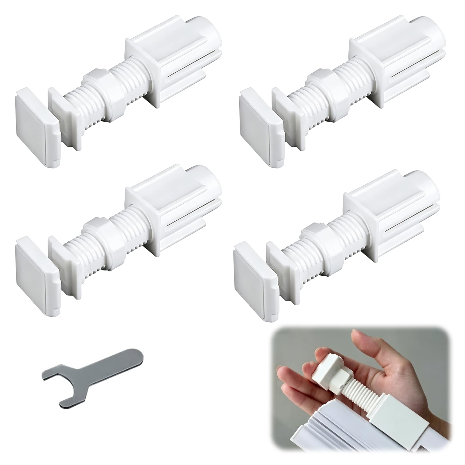 No Drill Blinds, Blinds No Drilling, Twist-Lock Bracket Window Treatment, No Drill Blinds for Windows, Rental Apartments Office Spaces