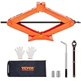 Scissor Jack, 2.5 Ton/6613 lbs Scissor Car Jack with 3.7