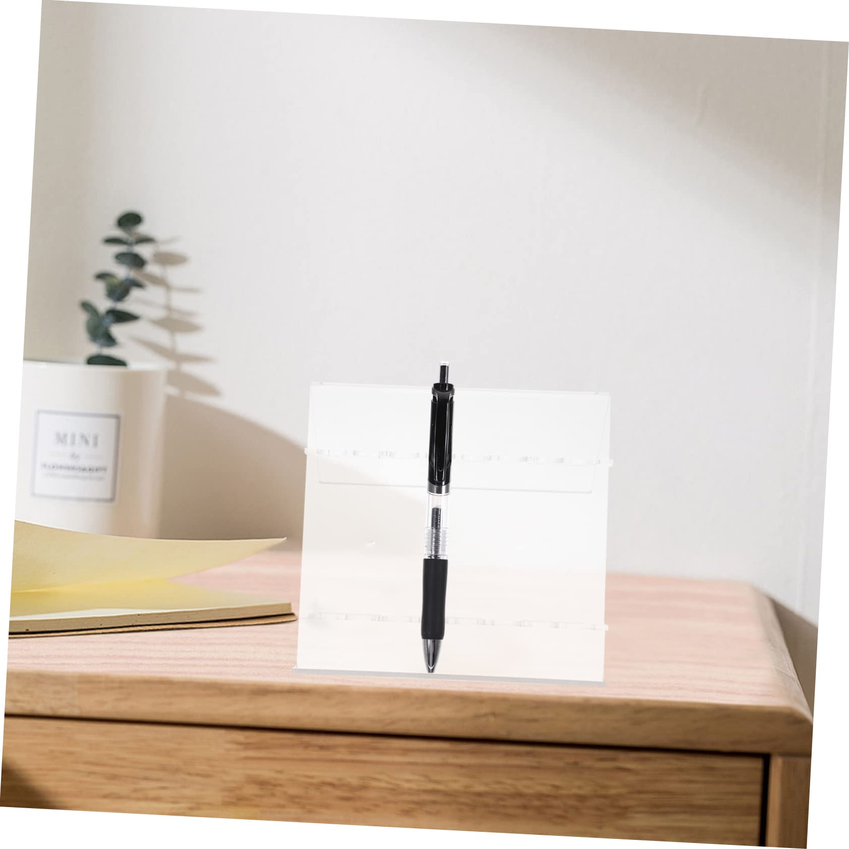 DOITOOL 3 Pezzi Porta Penna Ergonomico Gioco Di Grandi Dimensioni Display Moderno Organizzatore Blu In Piedi Rosa Pieghevole Portatile Per Matite Transparent Acrilico