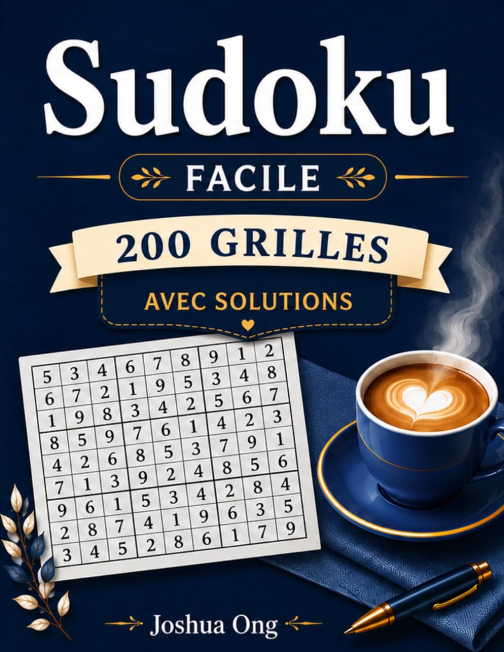 Livre de Puzzles Sudoku en Grands Caractères : Facile: 200 Puzzles Sudoku Faciles en Grands Caractères pour Adultes et Seniors | Jeux Cérébraux ... Caractères : Facile, Moyen & Difficile)