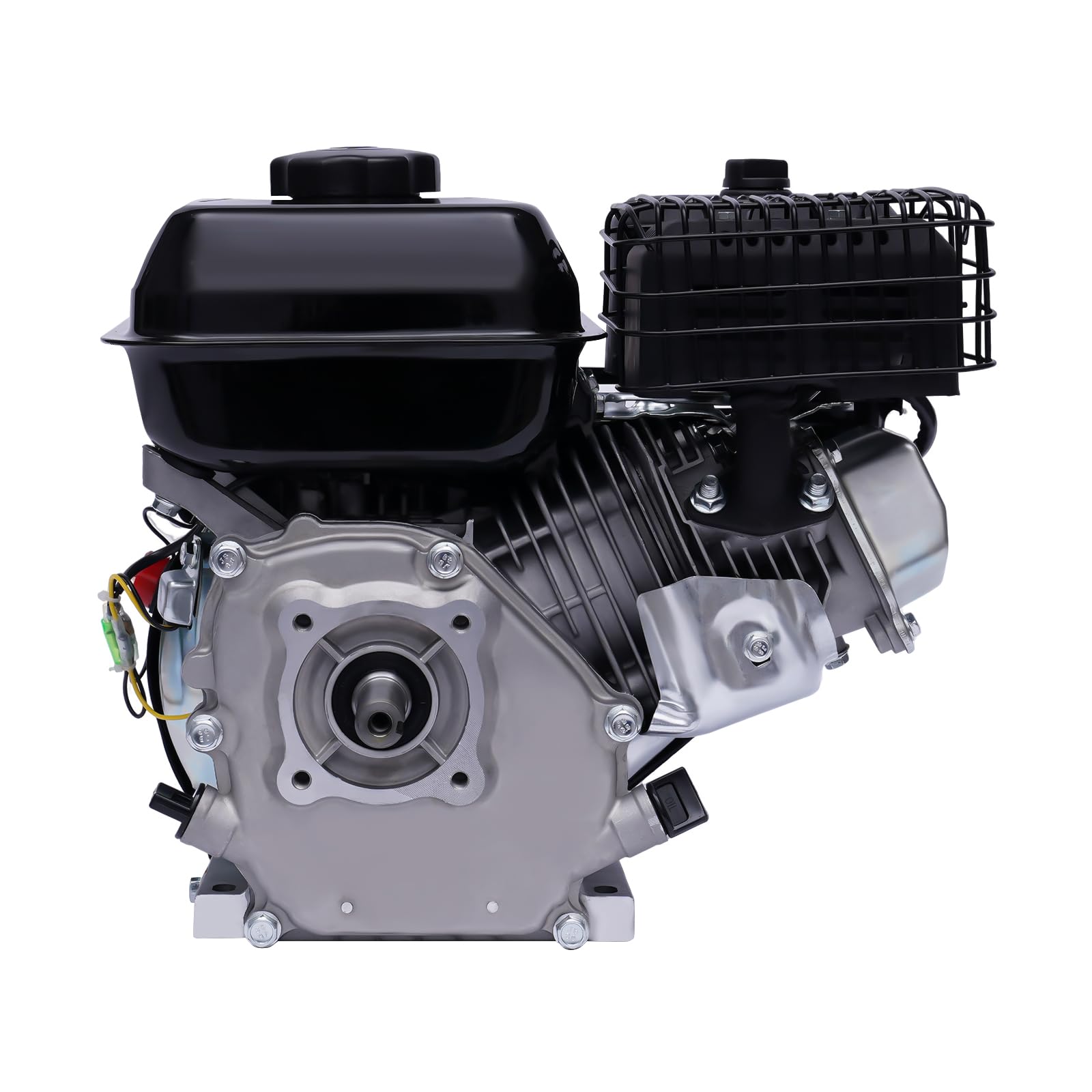 Generatore di corrente a benzina (con motore a benzina 7,5 HP 4 Stroke, serbatoio da 3,6 litri, leggero e compatto, facile trasporto dell'unità di emergenza, avviamento a corda, portatile 15 kg di