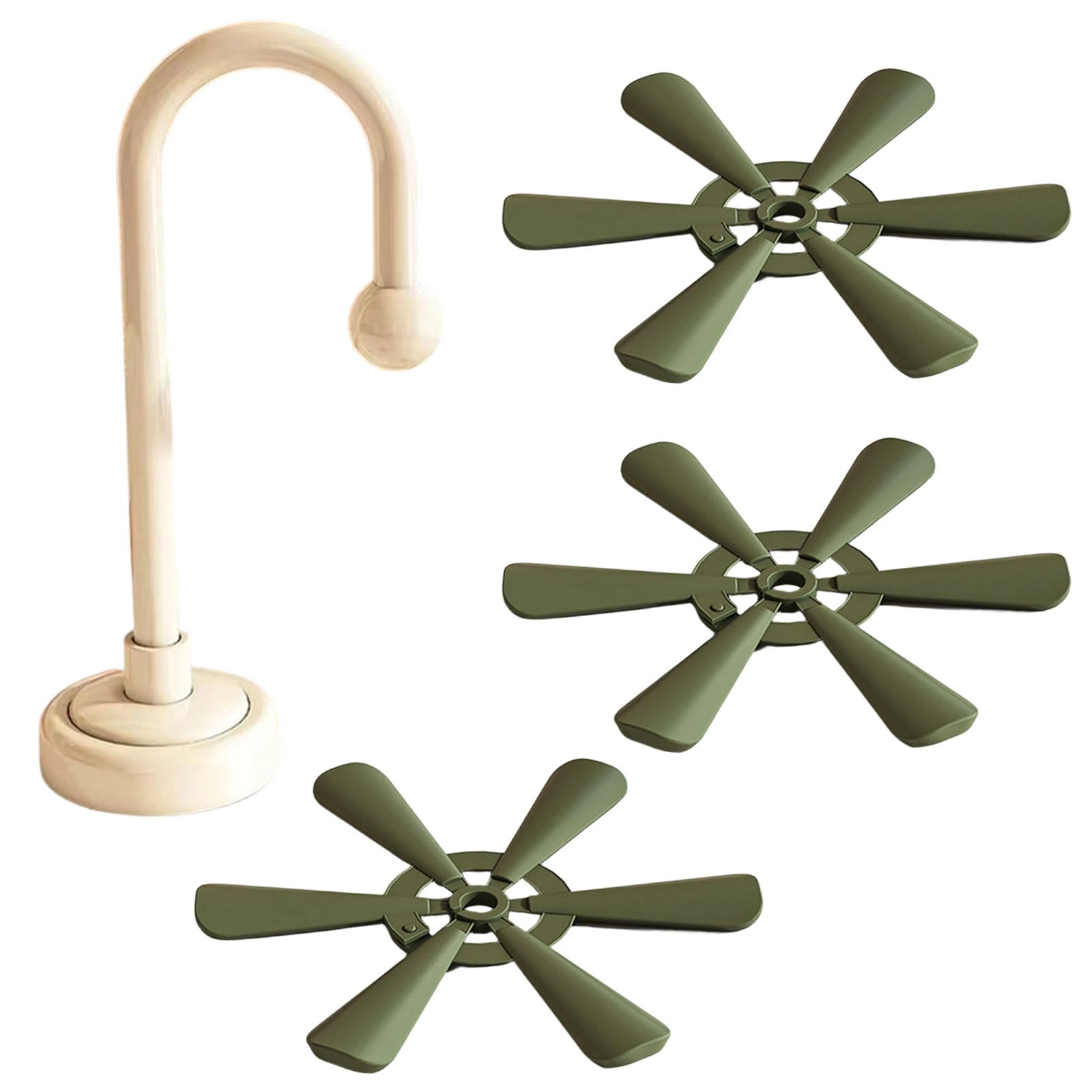Food Grade Easy Silicone Trivet Mat Heatproof for Countertops Home Cafes Silicone Table Mats
