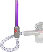 Powered Flexible Hose and Light Pipe Crevice Tool for Dyson Gen5 V15 V8 V7 V11 V10 Cordless Vacuum Cleaner,Illuminates the Dark Gap Corner,Brush Tools Attachments Ideal for Car Cleaning