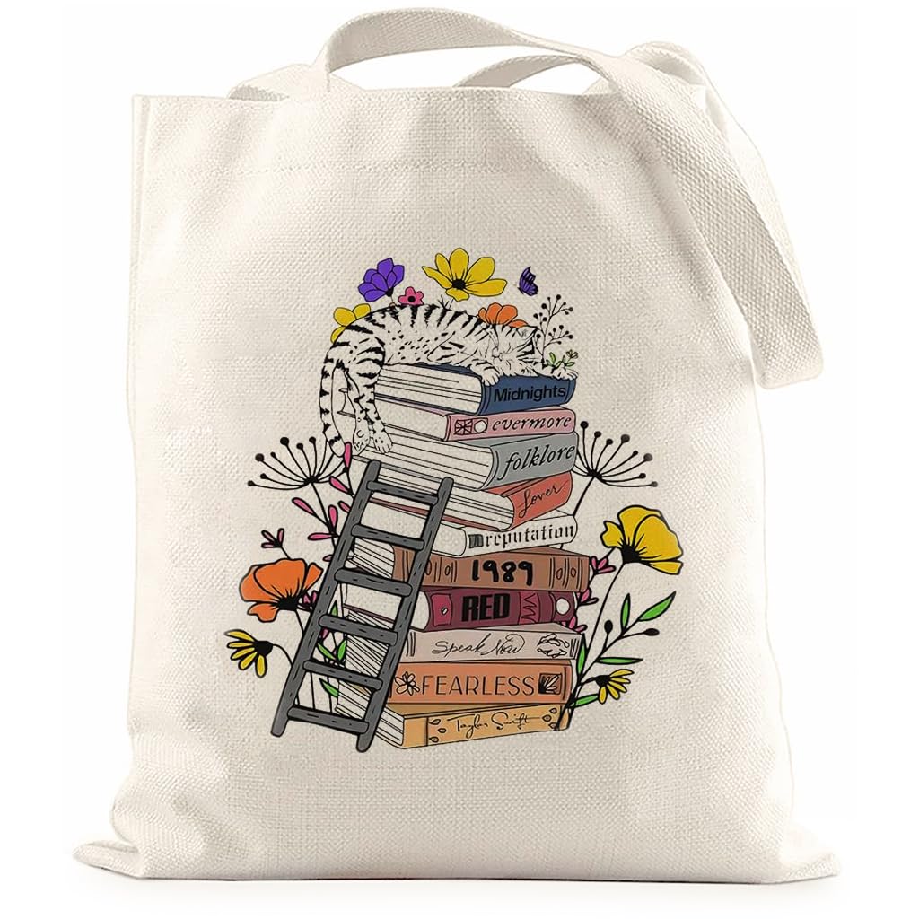 PALAY® Taylor Tote Bag with Zipper Inner Pocket Singer Album Inspired Fans Gifts Music Lovers Reusable Canvas Bags (B0CNXNXK2X) Amazon Price History, Amazon Price Tracker