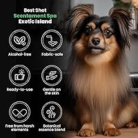 Vista 120 de Best Shot Scentament Spa Botanical Body Splash, Body Spray for Pets, Cat and Dog Cologne Spray, Lavender Aloe, 8 Oz.