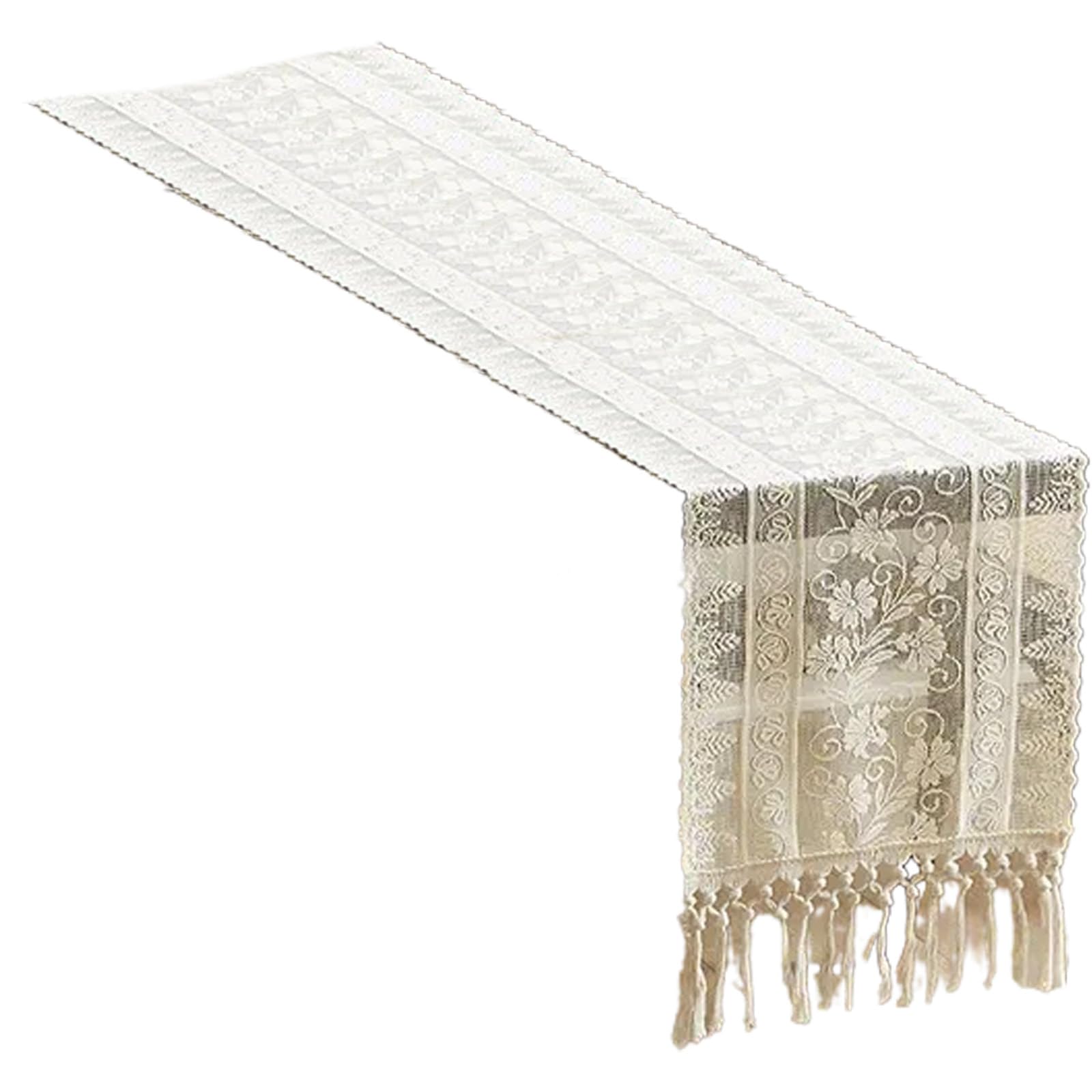 Elnwnnkc Exquisite Lace Tablecloth Table Cloth for Home Gatherings and Wedding Decorations Table Runner Cloth Linen