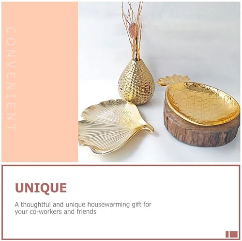 Miniatura 8 de Pineapple Foods - Plato de cerámica para refrigerios, plato para servir postre, pastel, plato decorativo de frutas secas para verano, recuerdos de