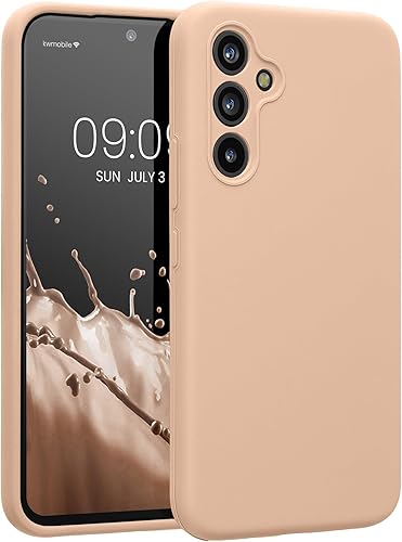 Miniatura 27 de kwmobile Funda compatible con Samsung Galaxy A54 5G - Funda delgada de silicona TPU para teléfono - Acabado suave al tacto - Rosa impresionante Rosa