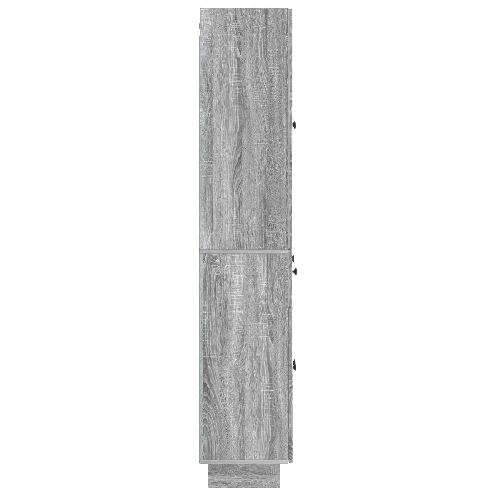 2-częściowy zestaw szaf z materiału drewnopochodnego, do ogrodu, na balkon, taras, z uchwytem ściennym 66 x 34,5 x 90 cm i miejscem do przechowywania, odporna na warunki atmosferyczne