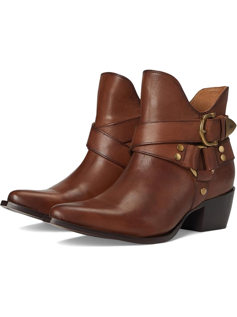 Beige Frye Sacha Multi Strap Bootie