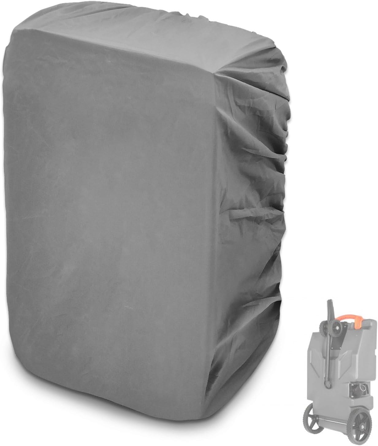RV Tote Tank Cover 39019 Compatible 28-36 Gallon Tote Tanks Waterproof Portable RV Tote Tank Portable Cover Fits Tote Tanks Up to 45" (L) x 25" (W) x 14" (H) Gray, Nylon