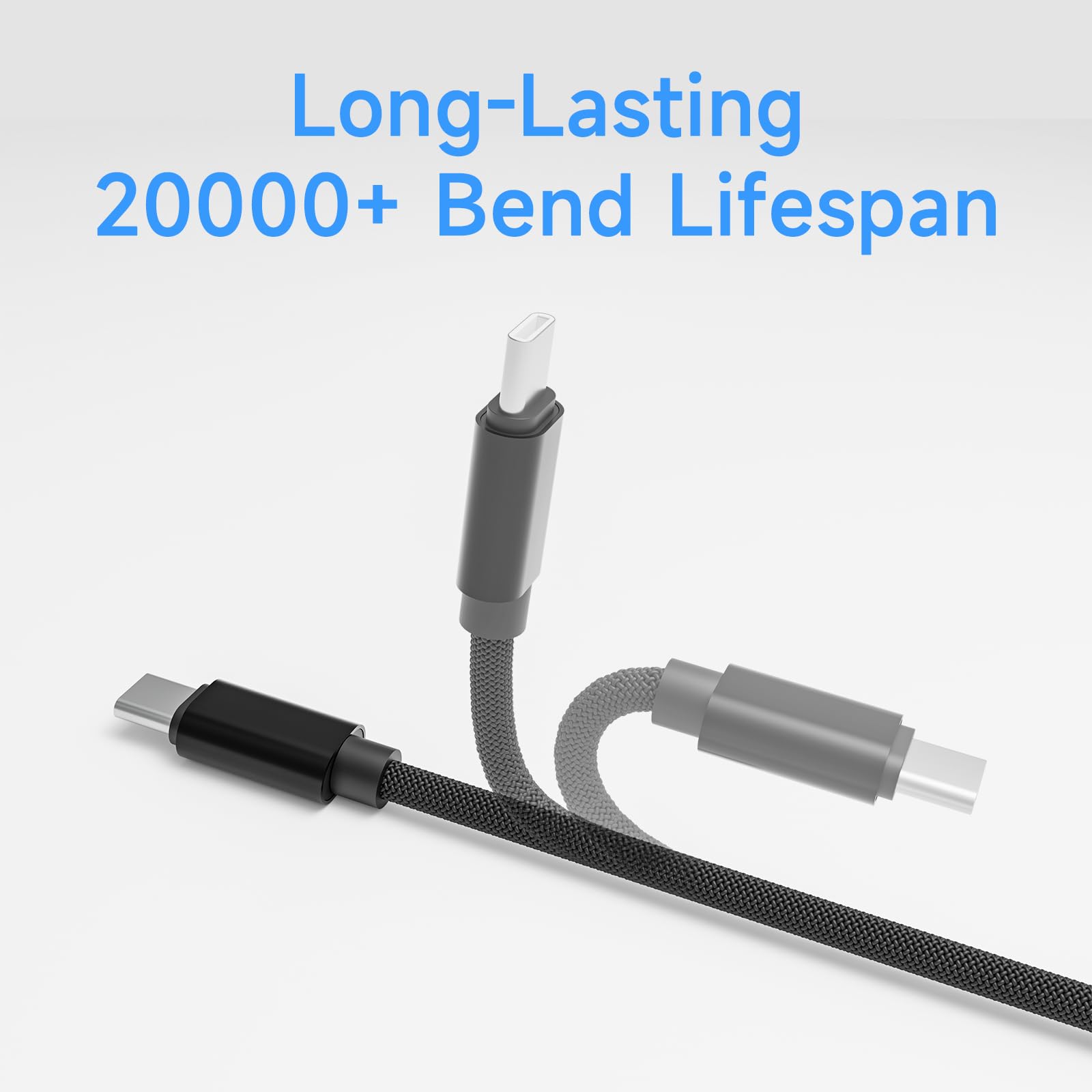 Kabel USB C na USB C 2 w 1, maks. 100 W, podwójny port, równoczesne szybkie ładowanie, dwa urządzenia, kompatybilny z MacBook/iPad/iPhone 17/16/15/Galaxy S25/24/Z Fold/Flip/ThinkPad/Laptop i innymi (2