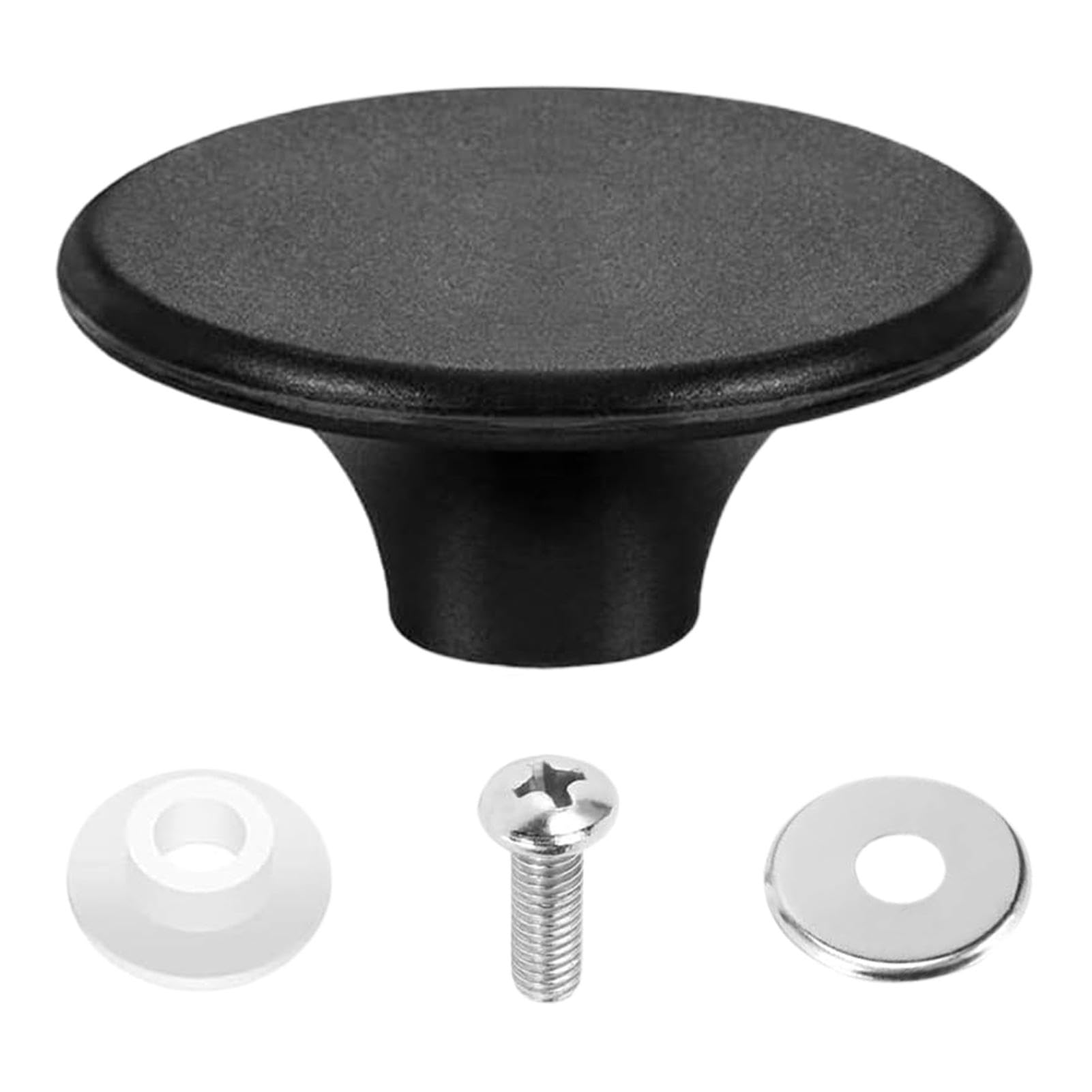 Amusingtao Universal Pan Lid Handle Replacement with Silicone Grip & Screw-On Design – Heat-Resistant, Non-Slip Knob for Slow Cookers, Pots, Dutch Ovens,Easy Install, No Tools Needed