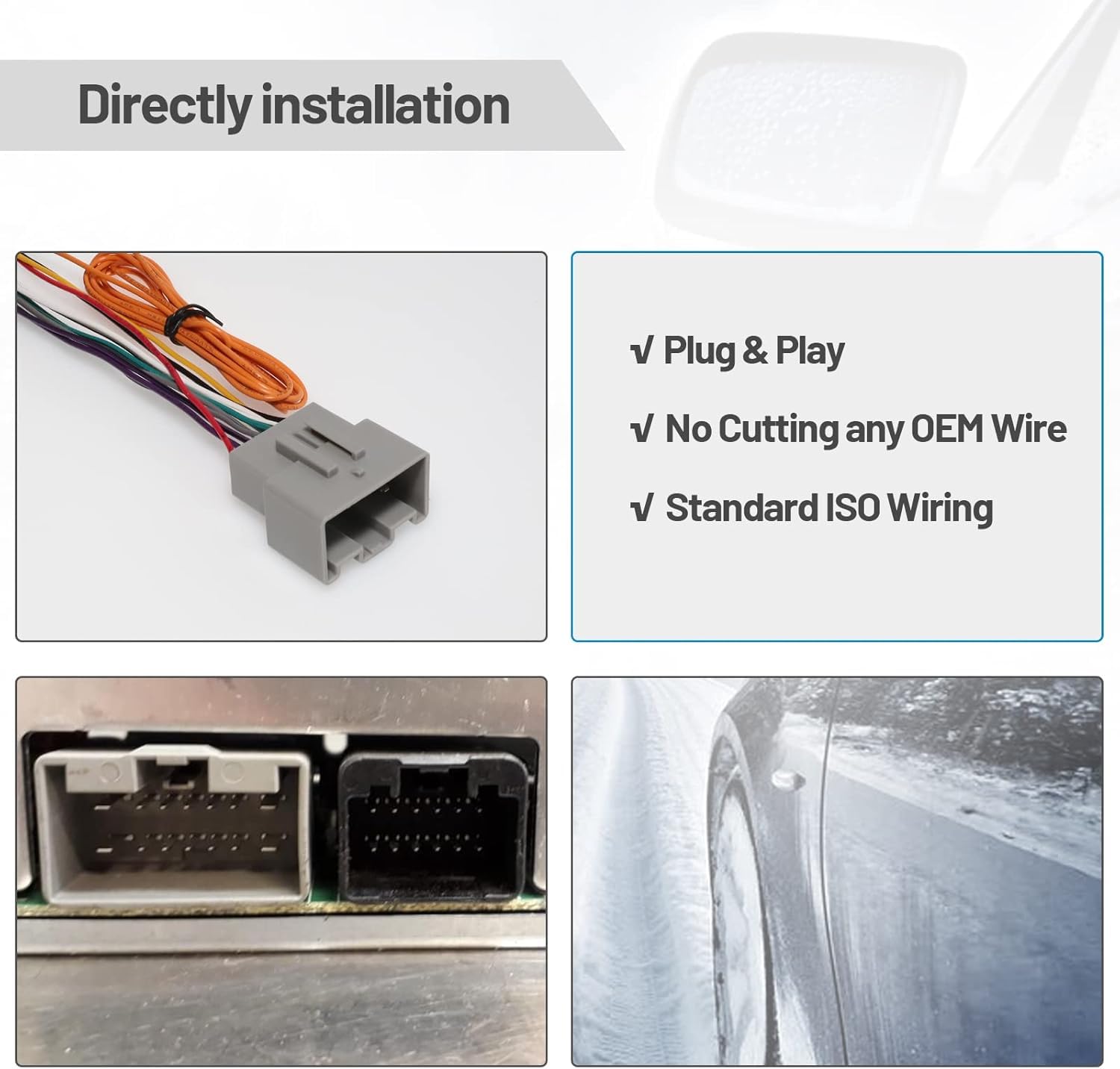 RED WOLF Adattatore Cablaggio USB Per Mazda 6 (2013-18), CX-5 (2013-22), CX-9 (2013-15) - Mantieni La Porta Originale Con Autoradio Aftermarket