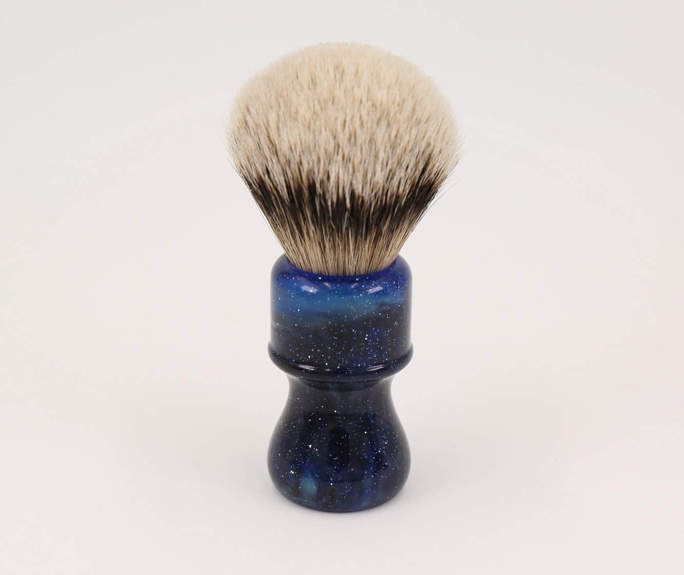 YAQI R1731B1 Silver Finish Brush Mysterious Space ST Badger 24"