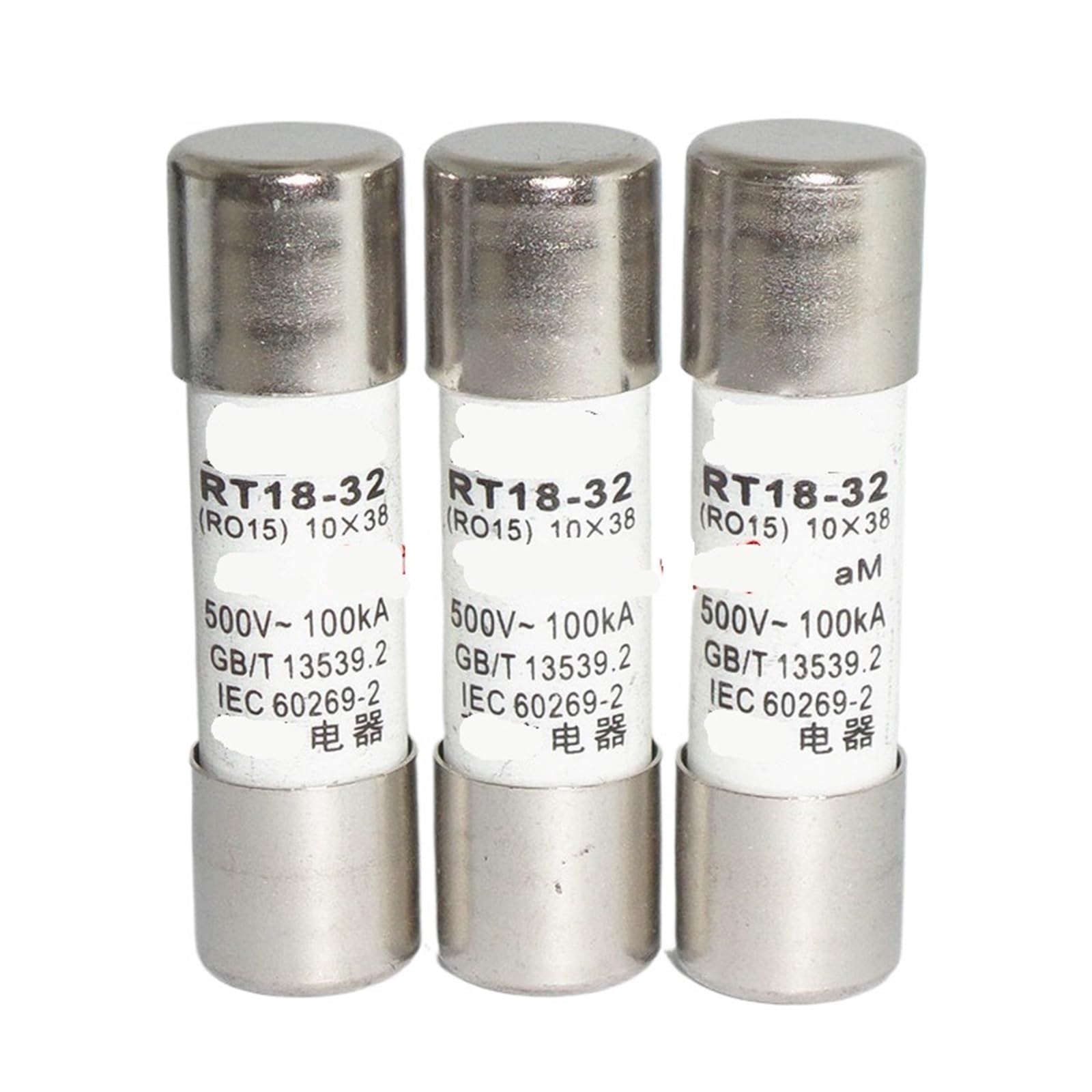 20 Pcs RO15 Fuse 500V 1A AM Slow Blow Ceramic Fuse RT18-32 1A Fuse