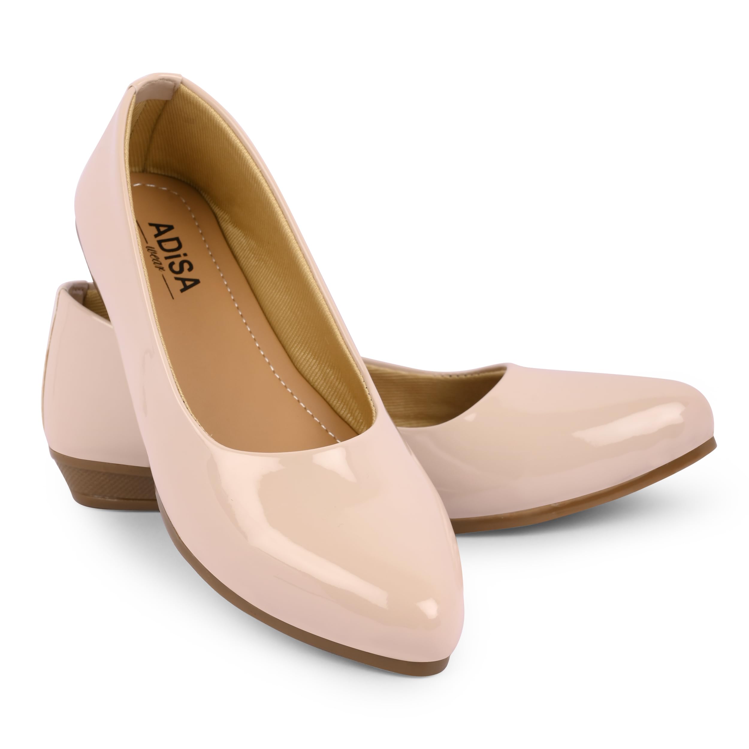 Women Girls Slip On Ballet Flats (WS1012)
