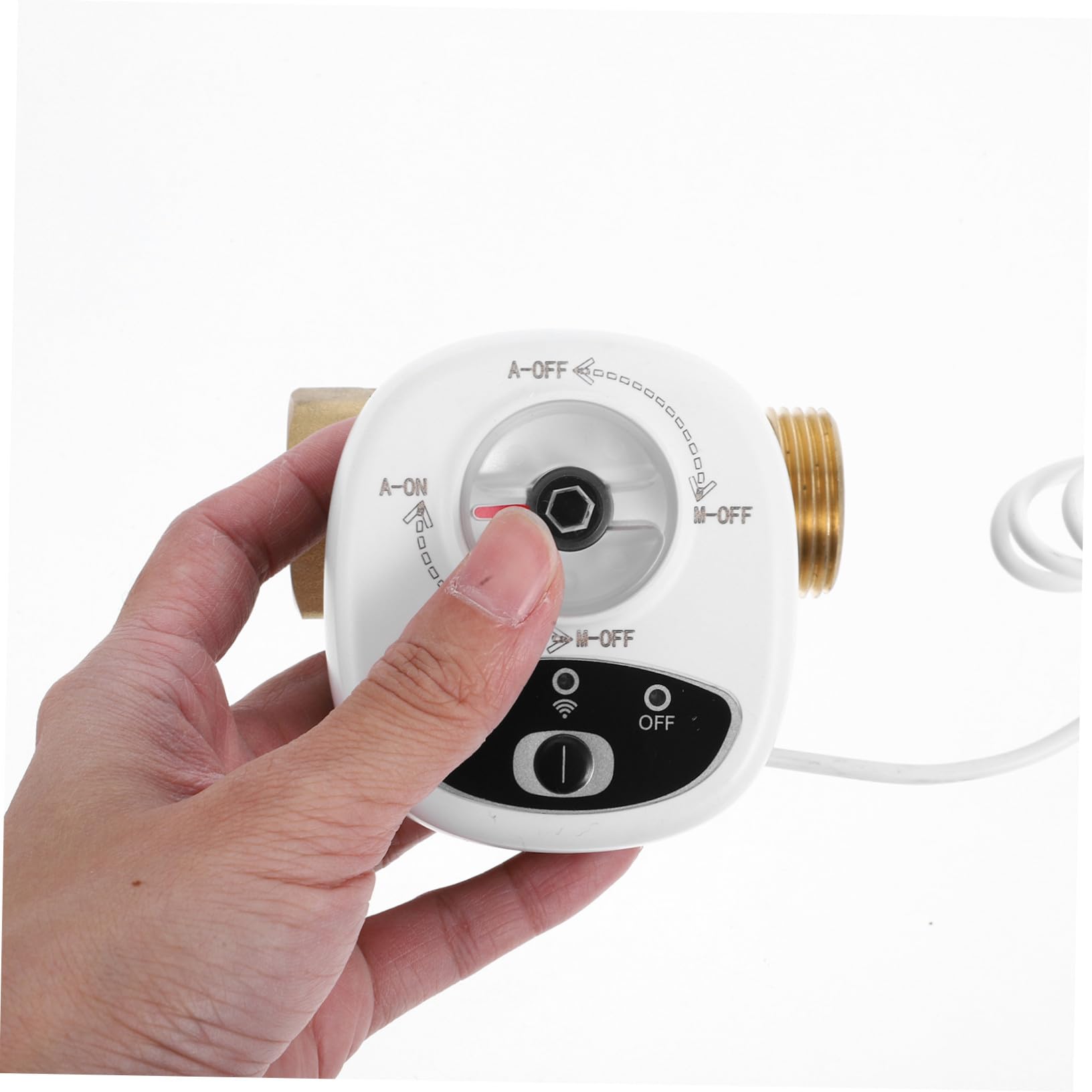 Válvula de Agua Inteligente Wifi con Temporizador y Sistema de Alarma Control Remoto Automático para Tuberías de Agua y Gas Instalación Sencilla para y Jardín