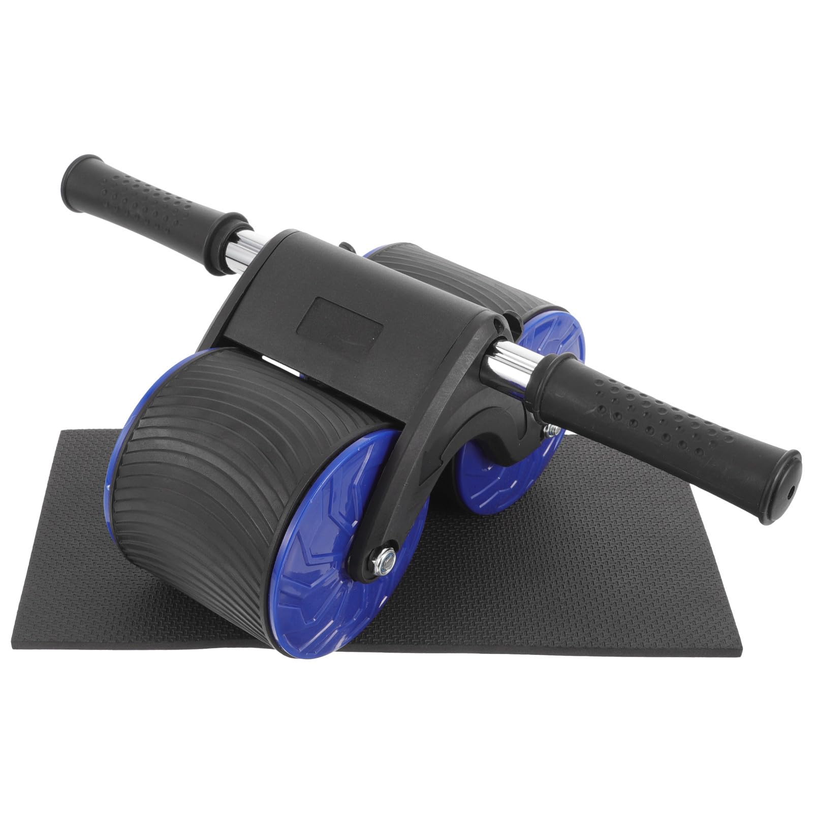 Rueda Abdominal Profesional de Entrenamiento con Dos Ruedas, Azul