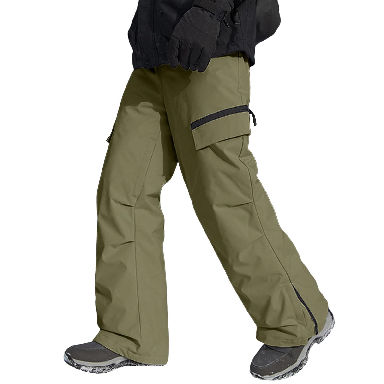 Générique Pantaloni Cargo Uomo Pantaloni Sci Uomo Abbigliamento Da Lavoro per Escursioni E Alpinismo All'aperto Abbigliamento Sportivo Invernale Adatto Per Attività All'aperto