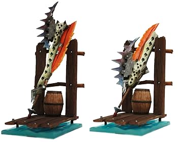 モンハン　狩猟武器コレクション　アンバースラッシュ　ハイクルランス　火竜砲 モンハン 狩猟武器コレクション アンバースラッシュ