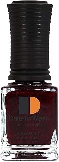 Dare to Wear Nail Lacquer - Scarlett - (0.5 Ounce) - Shimmery Finish - Long Lasting
