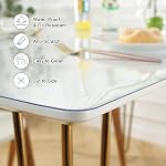 LovePads Clear Table Protector 36 x 60 Inches, 1.5mm Thick Table Protector for Dining Room Table, Waterproof Clear Tablecloth Protector, Desk Pad Mat for Coffee Table, Writing Desk