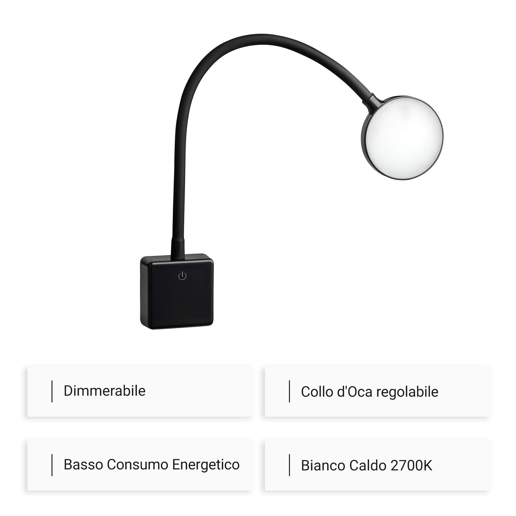 LOHAS-LED - Set Di 2 Luci Notturne Con Sensore Di Movimento