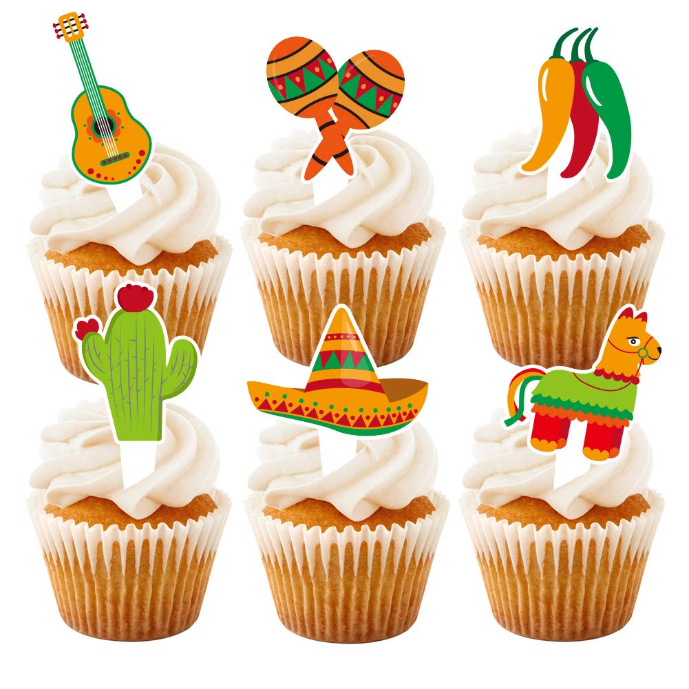 Sombrero cupcake toppers Clearance