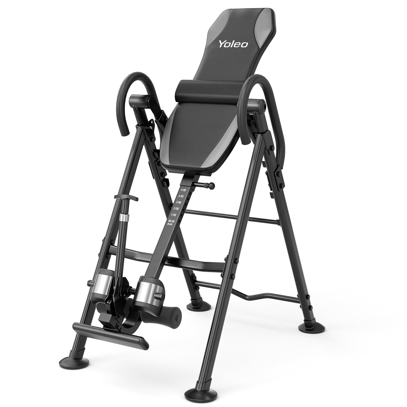 YOLEO Gravity Inversion Table for Back Pain Relief 2026 New Inversion Table w/Lumbar Support Easy to Assemble Back Stretcher Machine 300 lbs