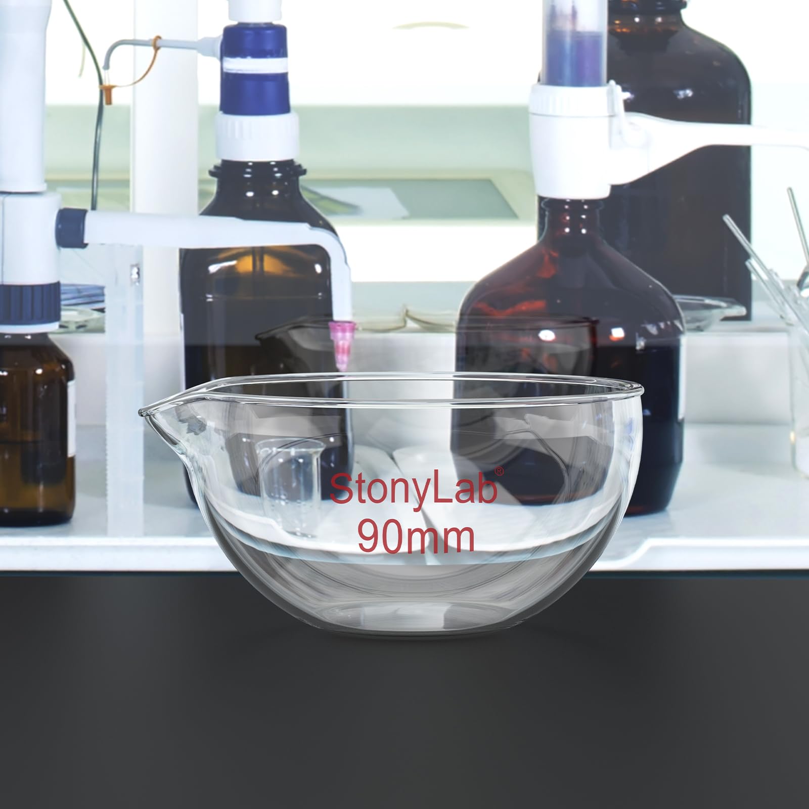 StonyLab Evaporating Dish - Borosilicate Glass -5