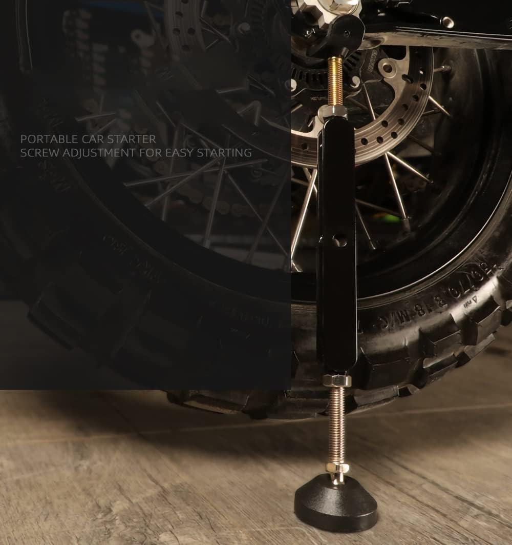 Motorcycle Wheel Lift Stand Motorcycle Rear and Front Wheel Stand Lift Trail Stand Portable Motorcycle Lift Stand Jack Chain Cleaning Maintenance Stand