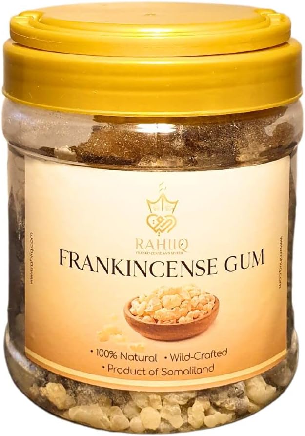 250g: 100% Natural and Organic Premium Quality Wildcrafted Frankincense, Pure Boswellia Carteri Resin (Somalia)