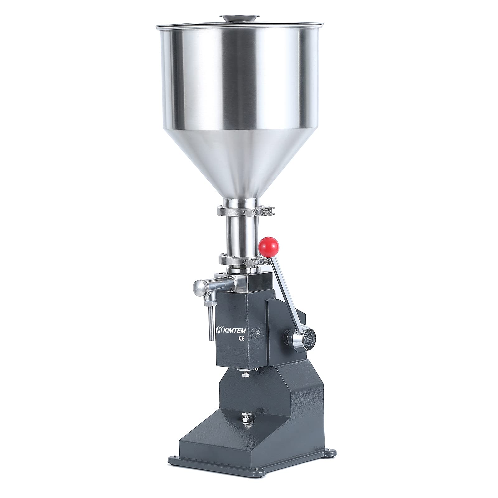 KIMTEM Pneumatic&Manual Paste Liquid Filling Machine Bottle Filler Machine 20-110ml Bottle Filling Machine Stainless Steel A03 Plus