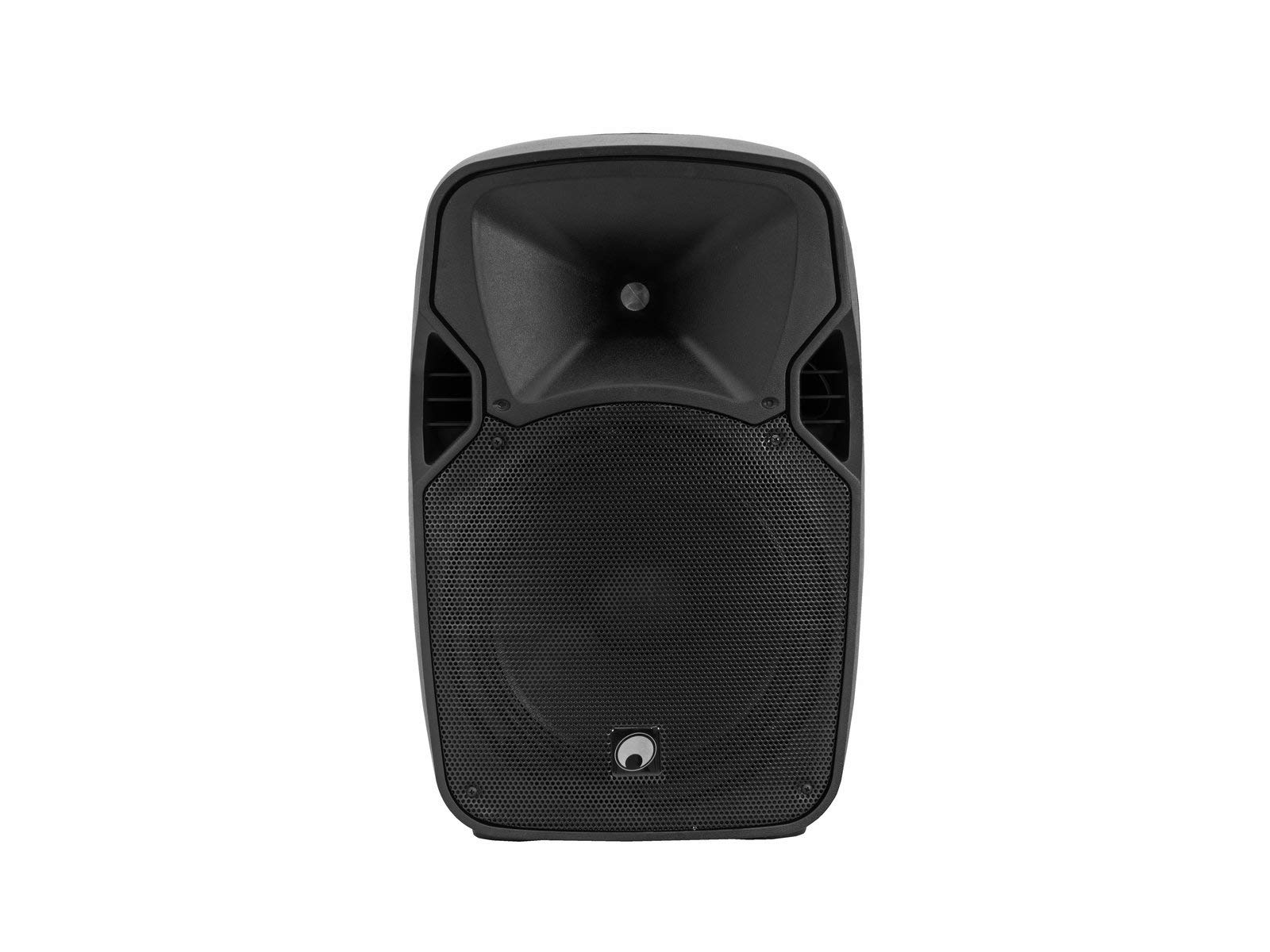 OMNITRONIC Set XFM-212AP Aktives Lautsprecherset mit MP3-Audioplayer, Bluetooth, SD, USB + Funkmikrofon, 150 W RMS | Bestehend aus einer Aktivbox, einer Passivbox und 2 Boxenhochständern
