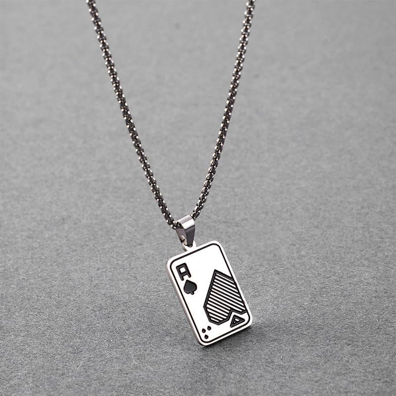Image of SALTY ALPHA Anti Tarnish Stainless Steel Locket Neck Chain for Men | Stylish Pendant Necklace | Jewellery Accessories for Boys | Minimal Jewelry | Gifts for Boyfriend & Husband | Gift for Diwali, Christmas, Marriage, Birthday, Rakhi