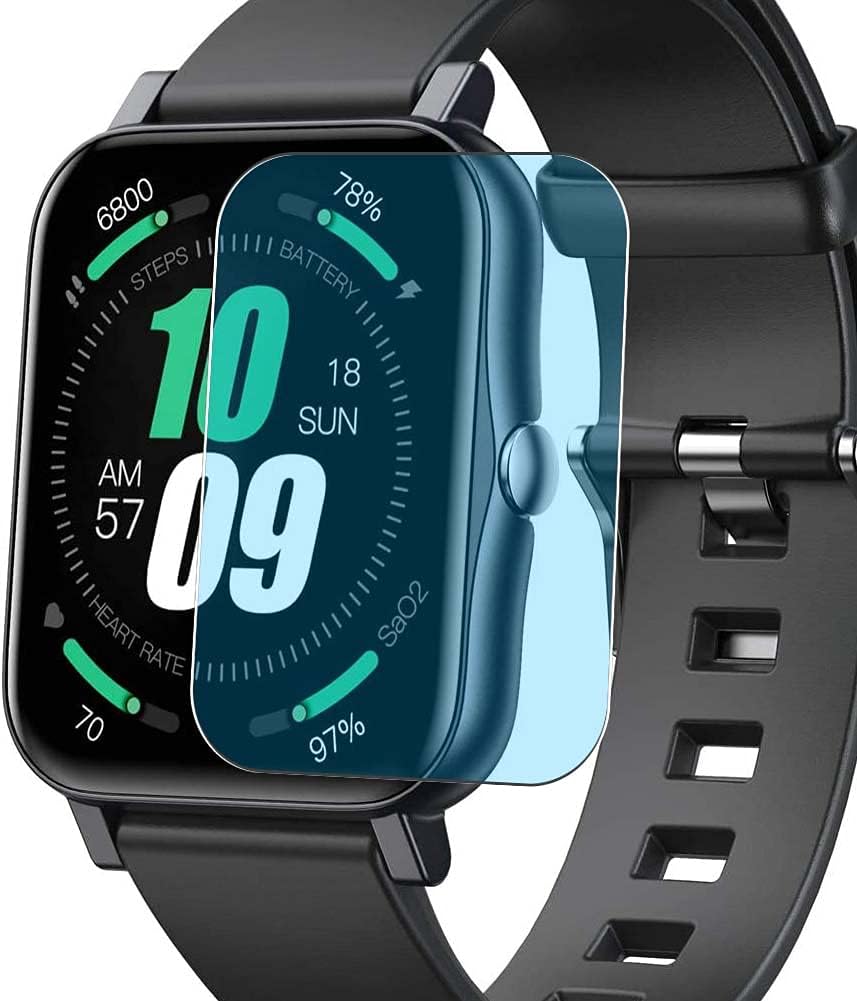 3 Pack Anti Blue Light Screen Protector Film, compatible with ENGERWALL S80 1.7" Smart Watch Smartwatch TPU Guard （ Not Tempered Glass Protectors ）