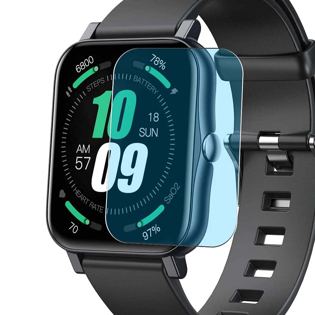 3 Pack Anti Blue Light Screen Protector Film, compatible with ENGERWALL S80 1.7" Smart Watch Smartwatch TPU Guard （ Not Tempered Glass Protectors ）