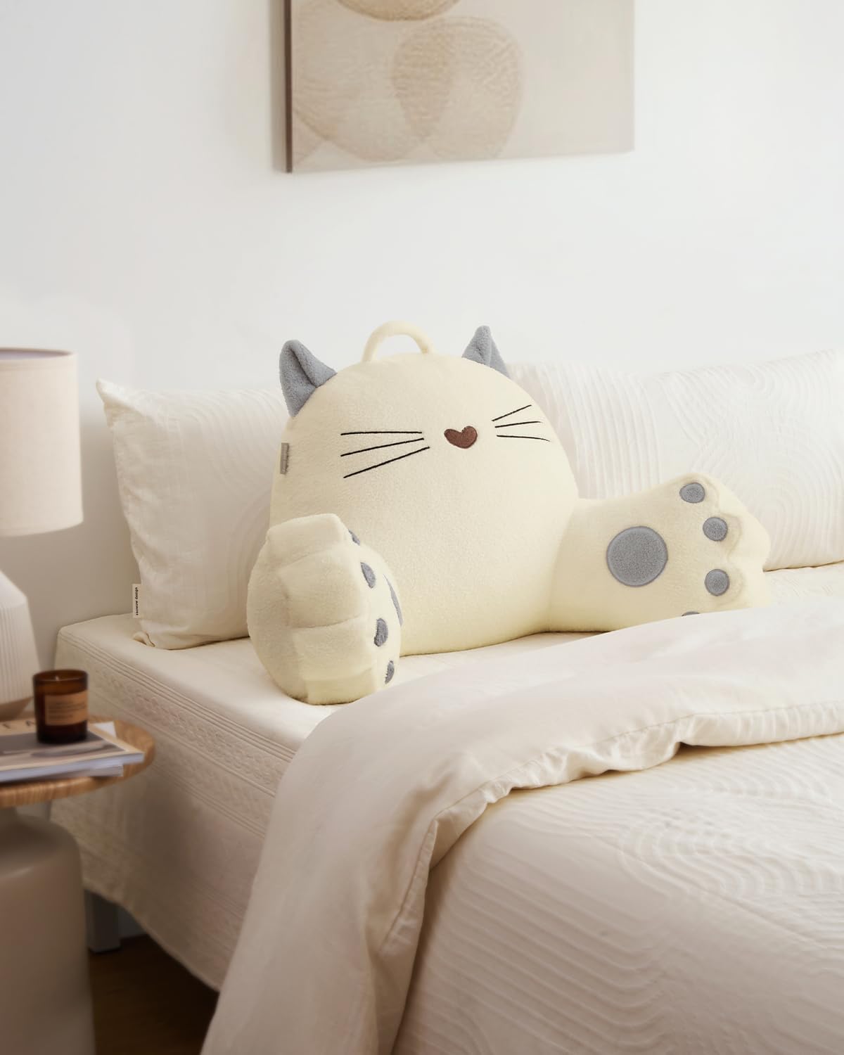 Blissful Diary Reading Pillow Bundle (Kitty Off White & Corduroy Sage Green)