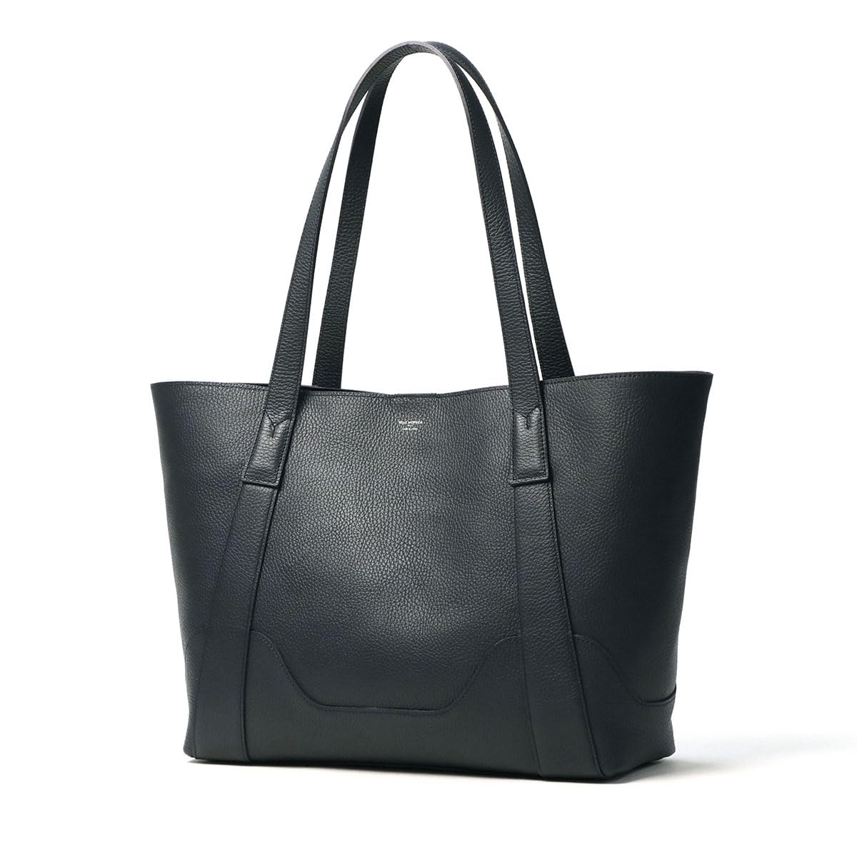 【極美品】ペッレモルビダ コローレ シボ革 トートバッグ ロゴ入り ブラック 極美品】ペッレモルビダ コローレ シボ革 トートバッグ ロゴ入り