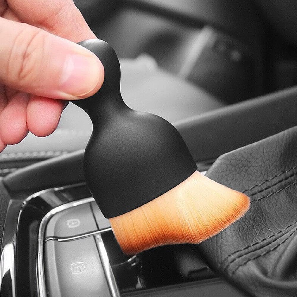 Luti Concept Oto Detaylı Temizlik, Araba Yıkama Araç İçi Temizlik Fırçası, İç, Dış, Gösterge Paneli, AC, Klima Havalandırma, Deri Yüzey Ve Kumaş Koltukları İçin Premium Yumuşak Kıllı Detaylı Oto Temizlik Fırçası