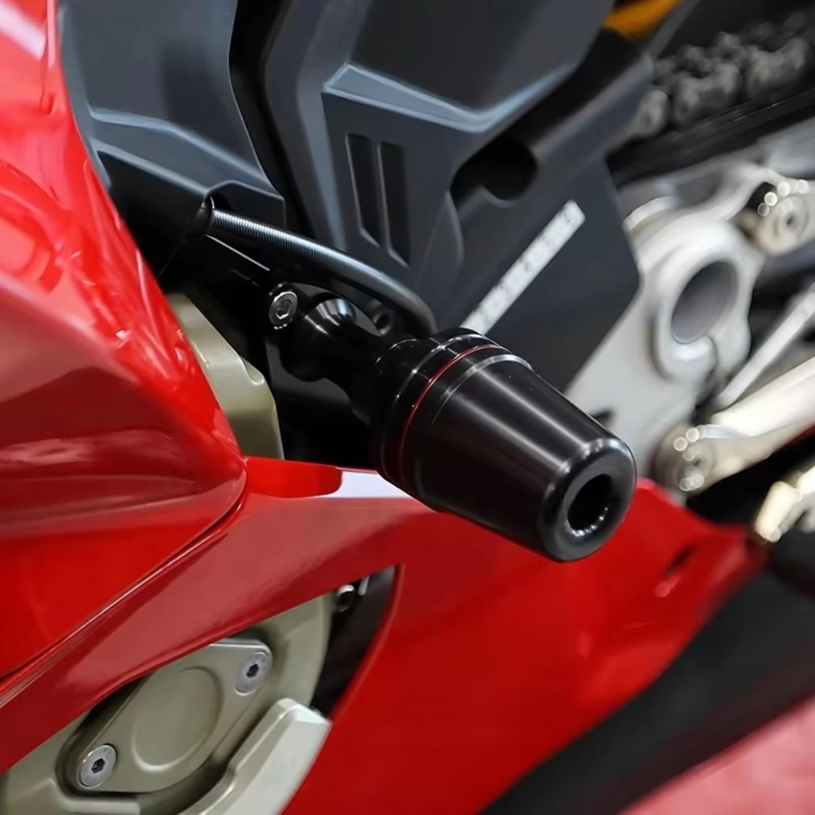 Slider Telaio Moto Anti Compatibile Con Ducati Per Panigale V4 2025 Moto Protezione Dalla Caduta Paratelaio Carenatura Guard Crash Pad Protector Parti Ricambio