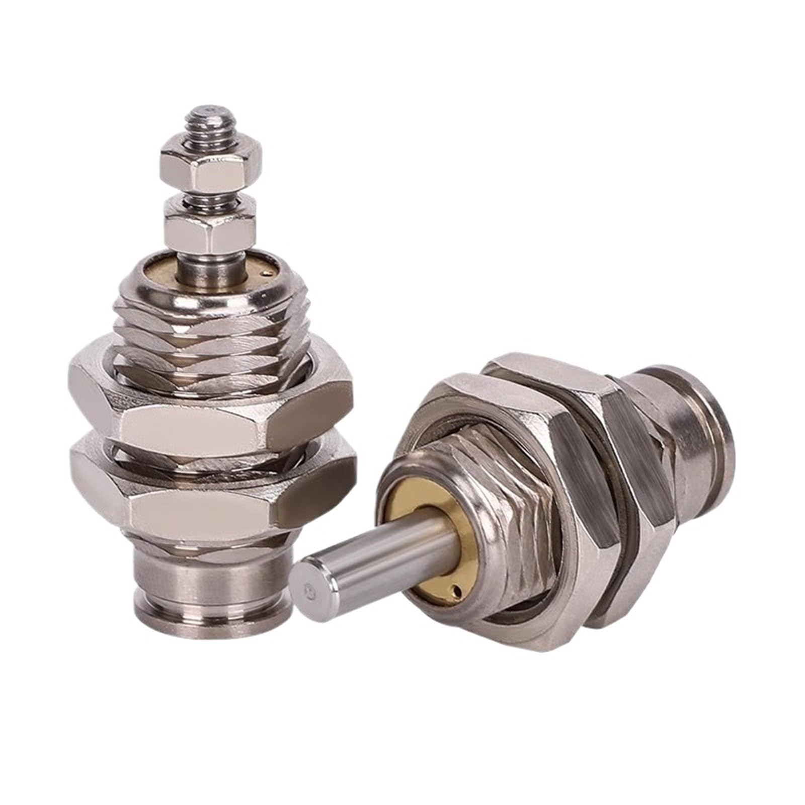 Lot de 5 Mini-vérins pneumatiques CJPB 6/10/15, à Simple Effet, Course de 5, 10, 15 et 20 mm(CJPB6x15,No External Thread-B)