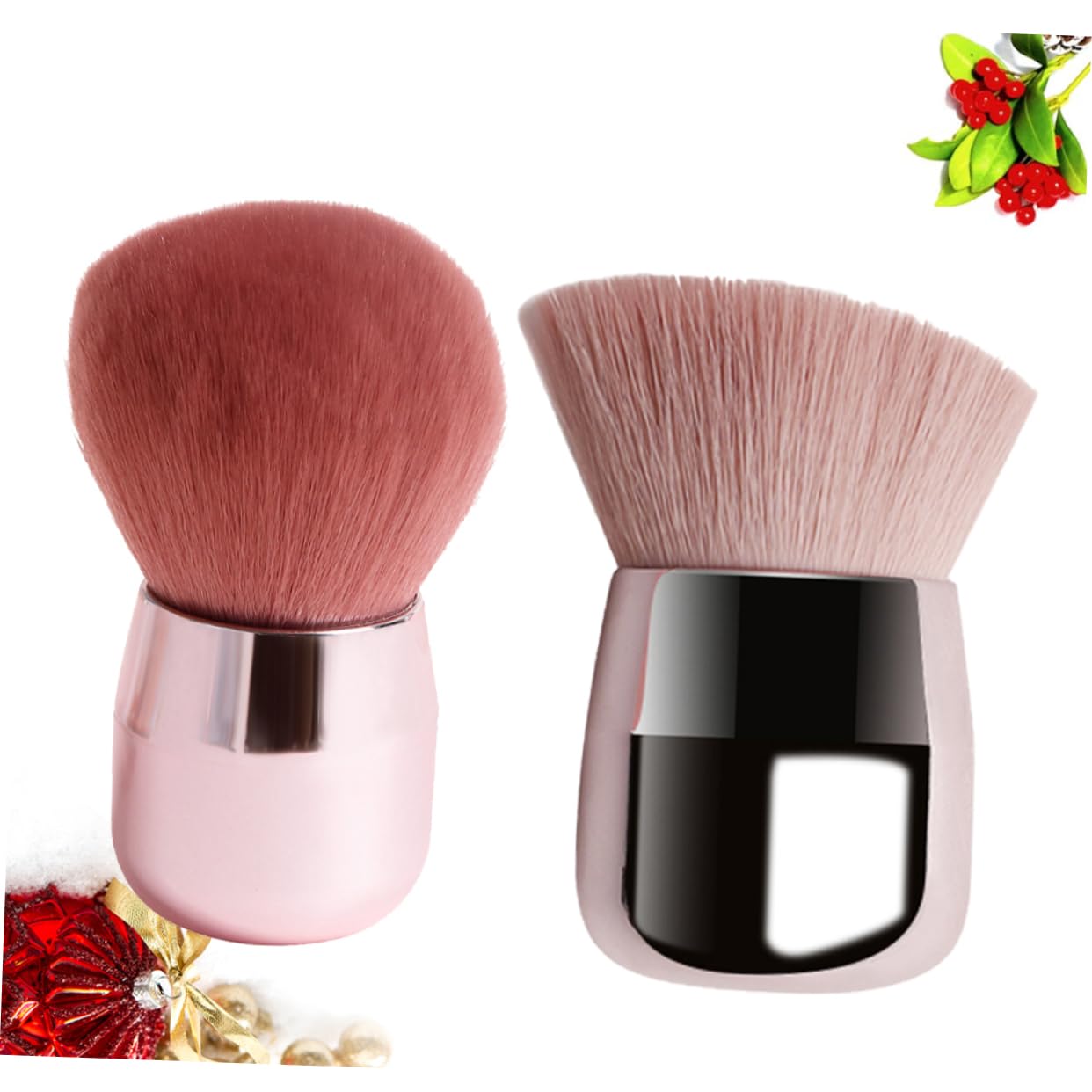 MAGICLULU 6 Pz Pennello per trucco Blush per fondotinta pennelli make up professionali pennelli professionali make up pennello blush pennello per il trucco portatile pennello per cipria rosa